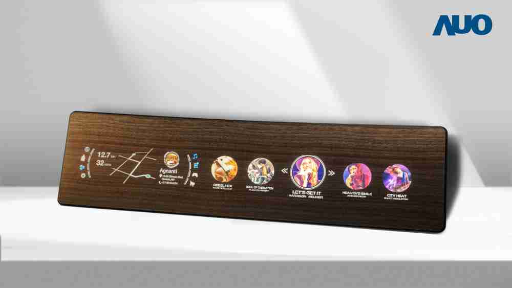 财神娱乐研发全球最高穿透度达80%的AmLED木纹显示器，，可于使用时呈现高亮度、、、、清晰可见的信息，，，，并在不使用时回归为单纯的饰板，，，，节能兼具美观